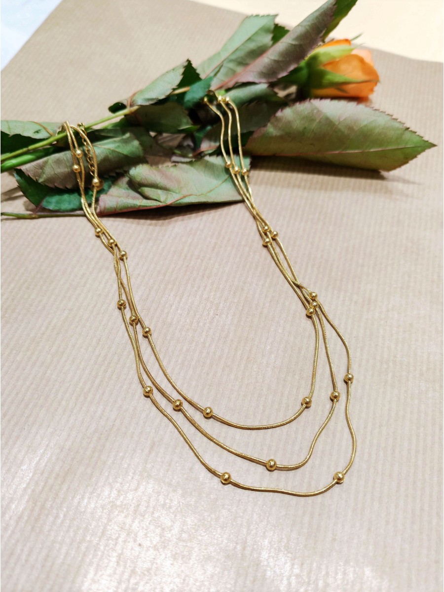 Collier en acier inoxydable femme N243