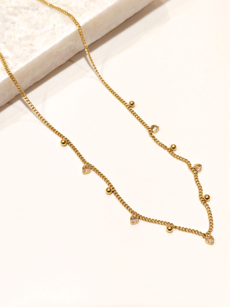 Collier en acier inoxydable femme N244