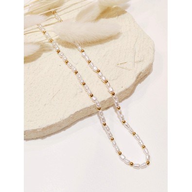Collier en acier inoxydable femme N245