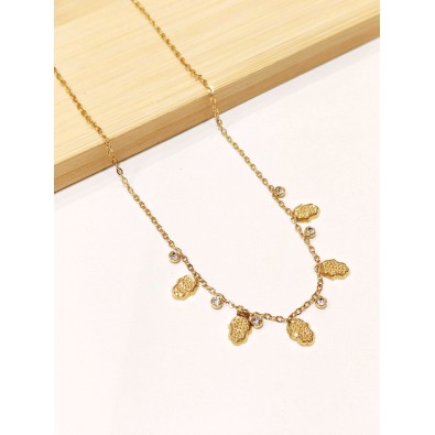 Collier en acier inoxydable femme N246