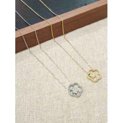 Collier en acier inoxydable femme N249