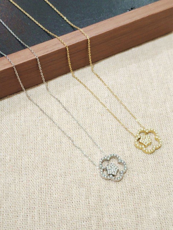 Collier en acier inoxydable femme N249