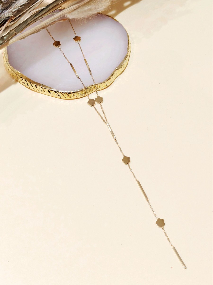 Collier en acier inoxydable femme N252