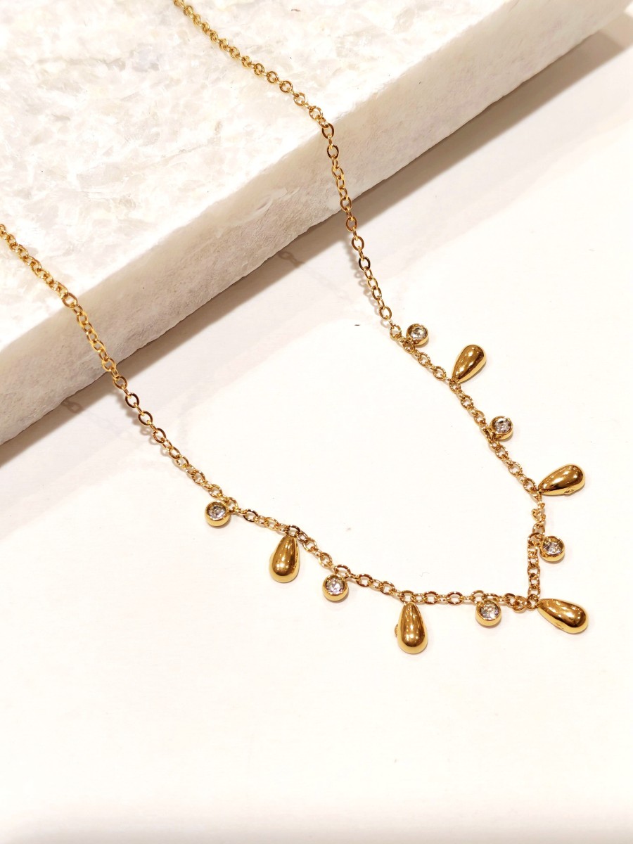 Collier en acier inoxydable femme N255