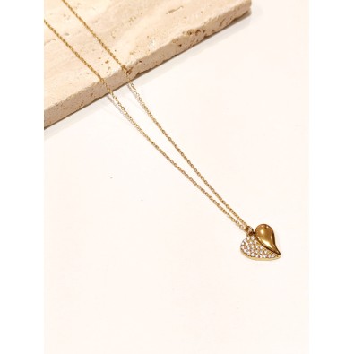 Collier en acier inoxydable femme N260