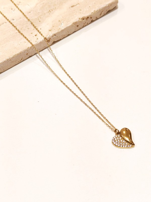 Collier en acier inoxydable femme N260