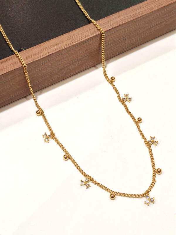 Collier en acier inoxydable femme N263