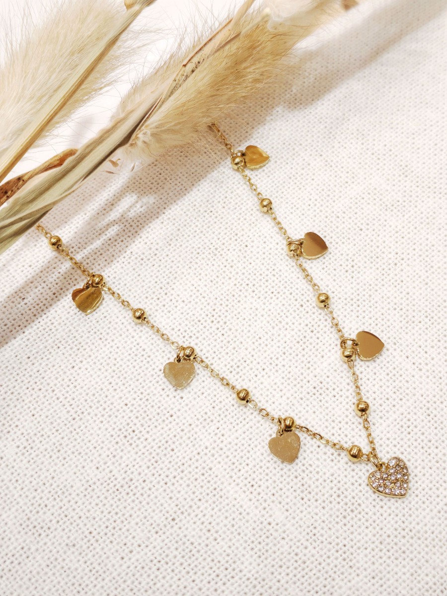 Collier en acier inoxydable femme N266