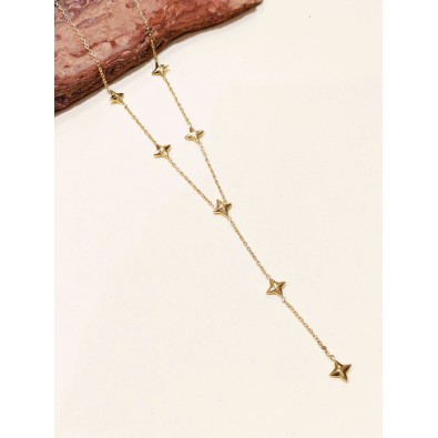 Collier en acier inoxydable femme N267