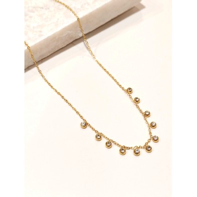 Collier en acier inoxydable femme N276