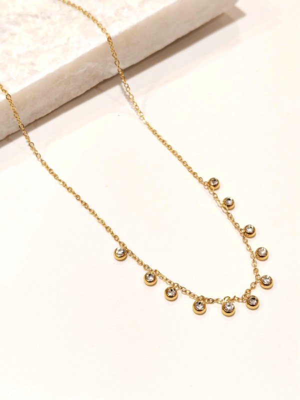 Collier en acier inoxydable femme N276