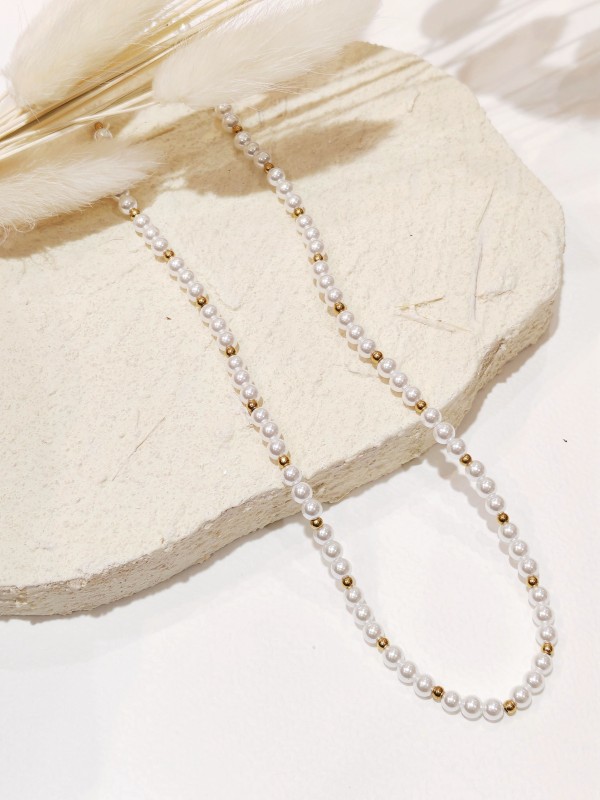 Collier en acier inoxydable femme N277