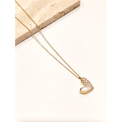 Collier en acier inoxydable femme N282