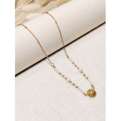 Collier en acier inoxydable femme N283