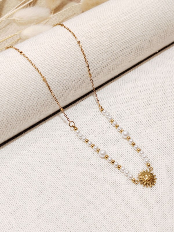 Collier en acier inoxydable femme N283