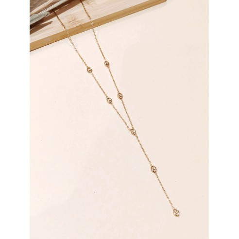 Collier en acier inoxydable femme N284