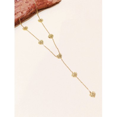 Collier en acier inoxydable femme N288