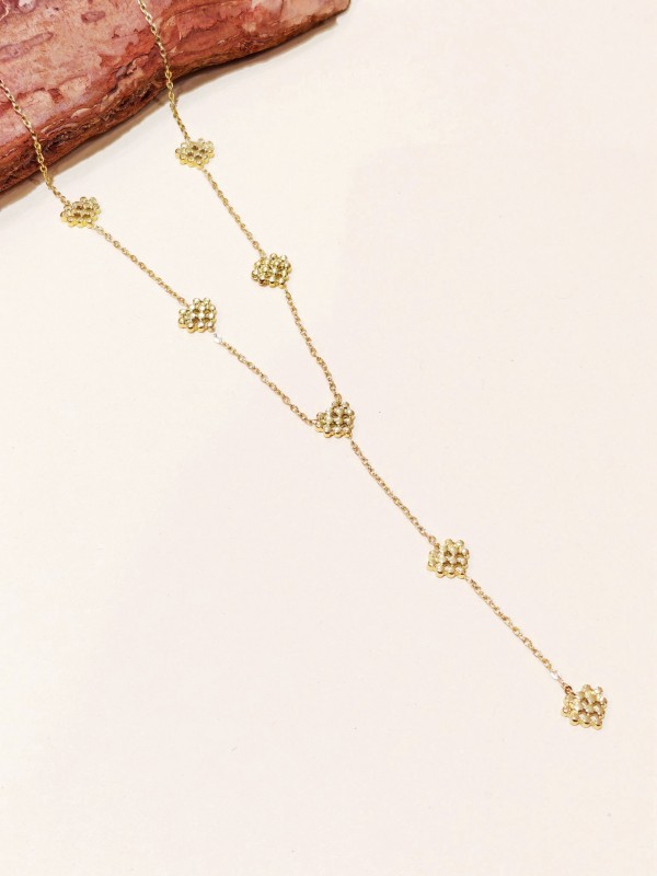 Collier en acier inoxydable femme N288