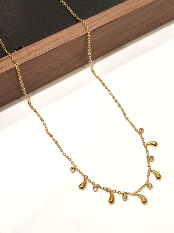 Collier en acier inoxydable femme N292