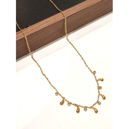 Collier en acier inoxydable femme N292