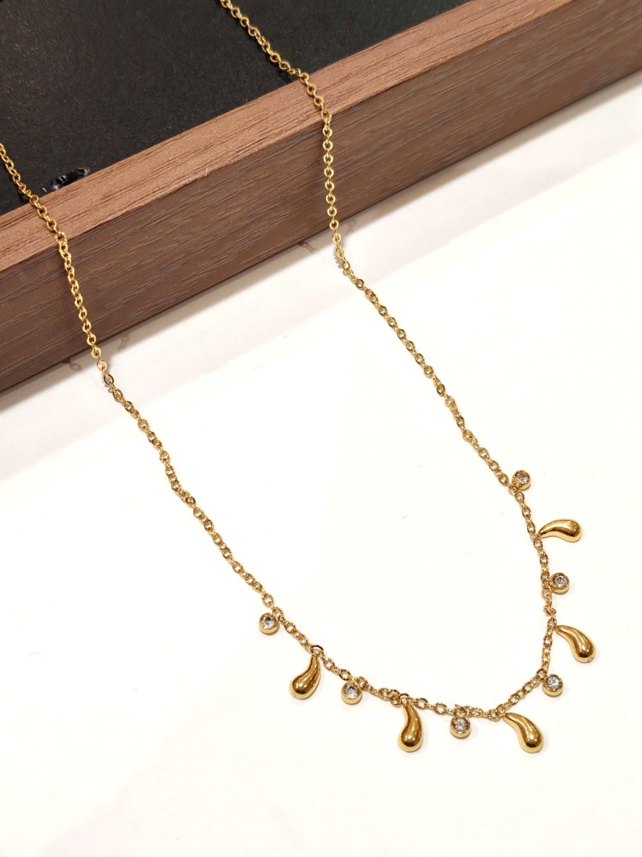 Collier en acier inoxydable femme N292