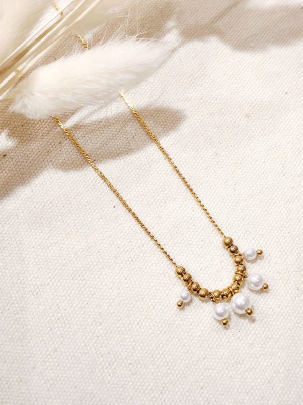 Collier en acier inoxydable femme N293