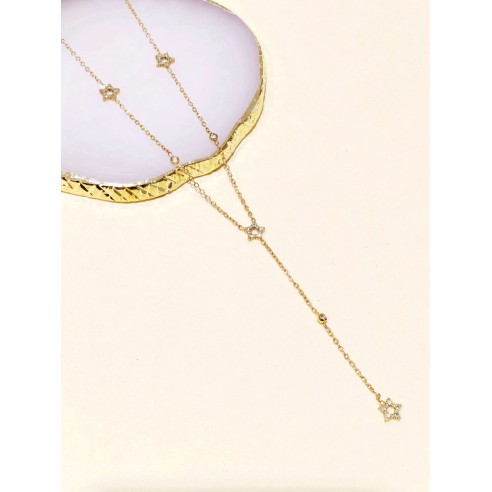 Collier en acier inoxydable femme N295