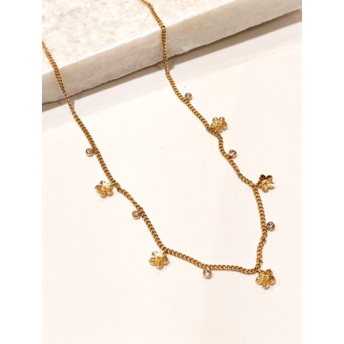 Collier en acier inoxydable femme N296