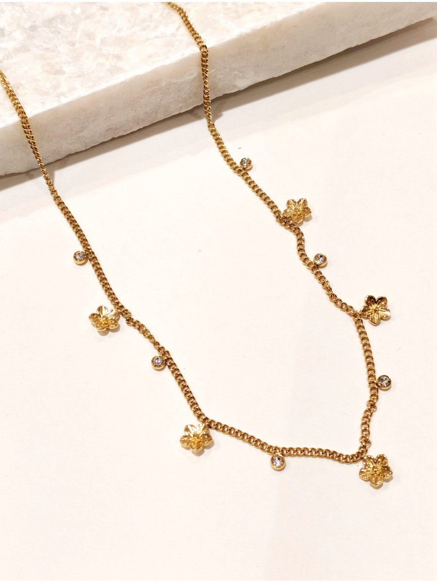 Collier en acier inoxydable femme N296