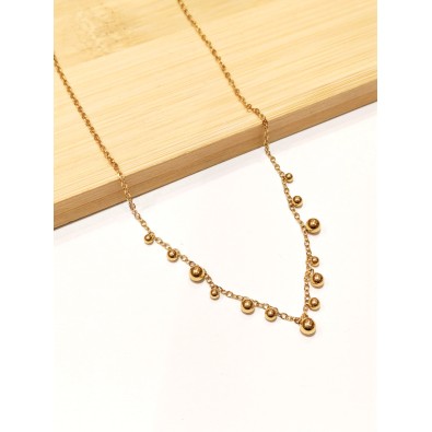 Collier en acier inoxydable femme N299