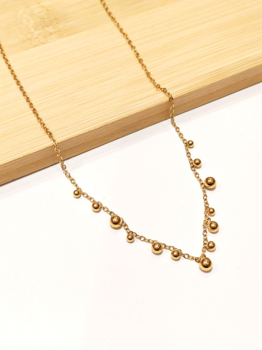 Collier en acier inoxydable femme N299