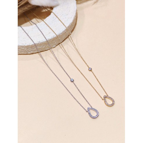 Collier en acier inoxydable femme N300