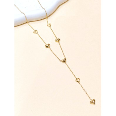 Collier en acier inoxydable femme N301