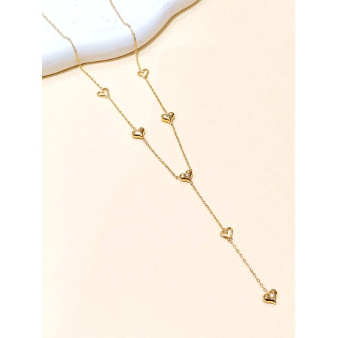 Collier en acier inoxydable femme N301