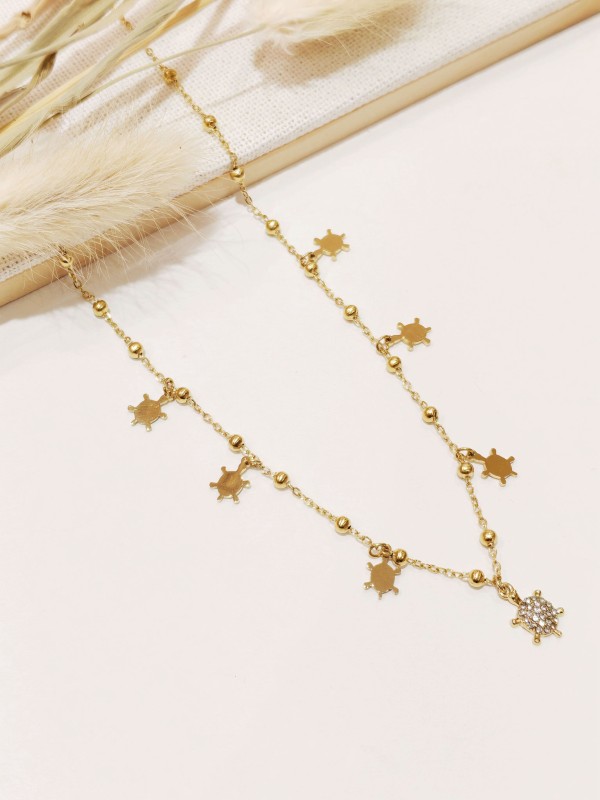 Collier en acier inoxydable femme N305