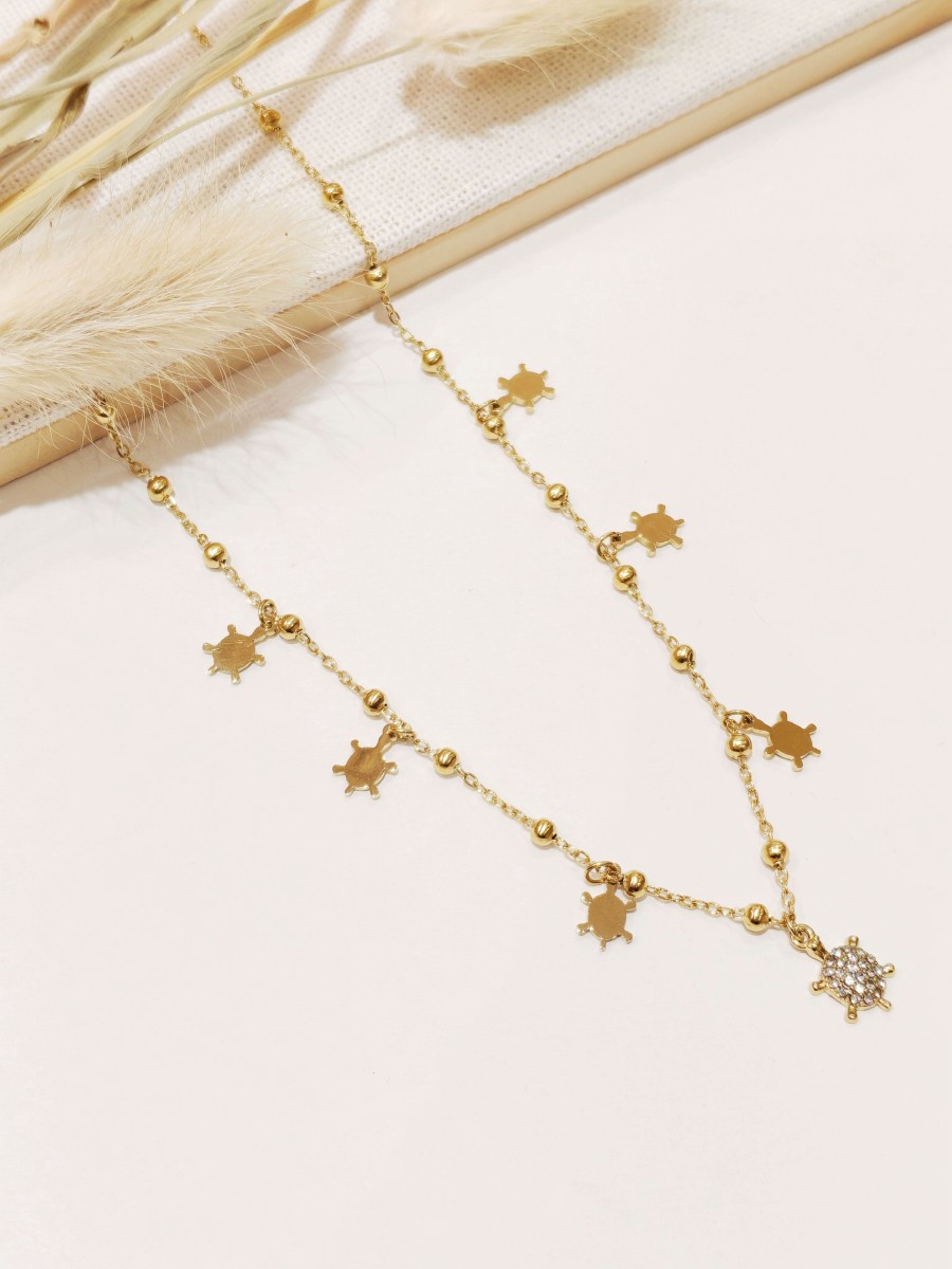Collier en acier inoxydable femme N305