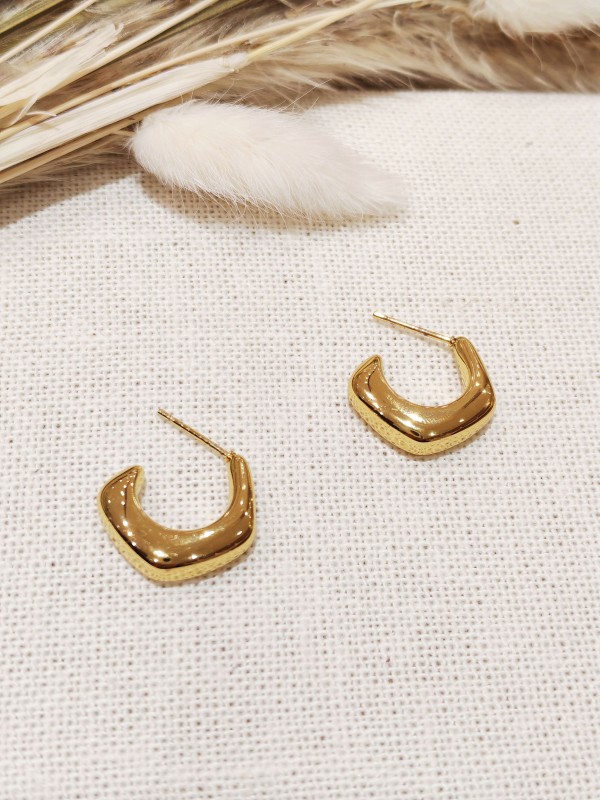 Boucles d'oreilles acier inoxydable E416