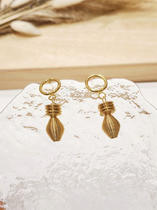 Boucles d'oreilles acier inoxydable E423