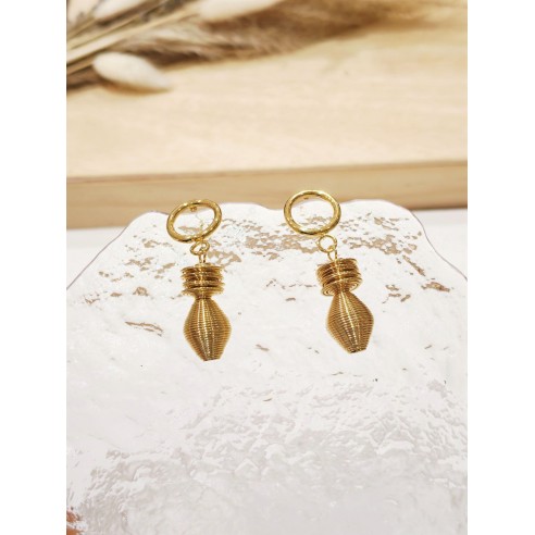 Boucles d'oreilles acier inoxydable E423