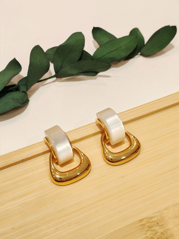 Boucles d'oreilles acier inoxydable E424