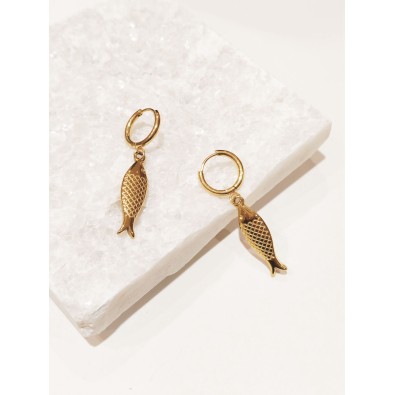 Boucles d'oreilles acier inoxydable E428