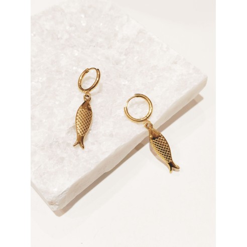 Boucles d'oreilles acier inoxydable E428