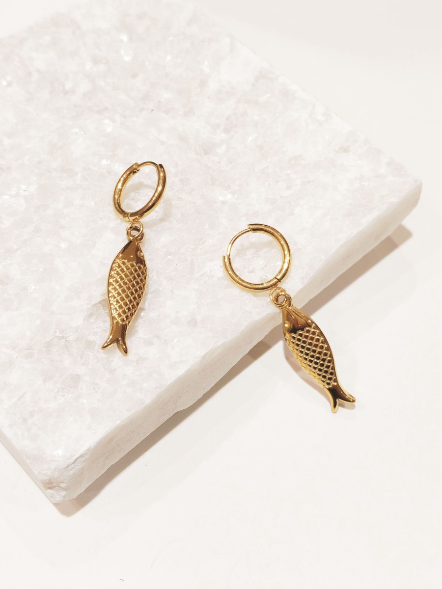Boucles d'oreilles acier inoxydable E428