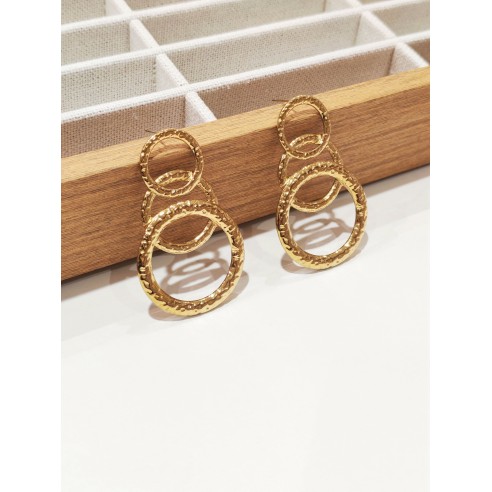 Boucles d'oreilles acier inoxydable E432