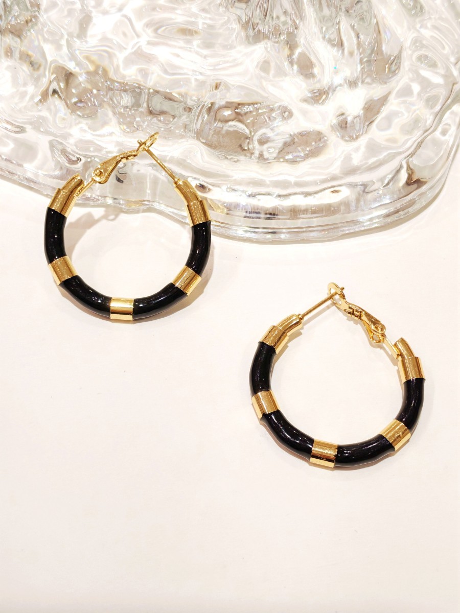 Boucles d'oreilles acier inoxydable E433