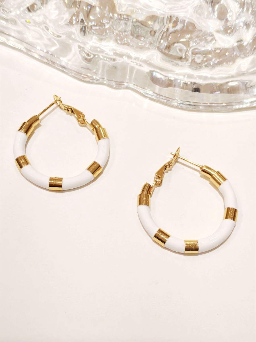 Boucles d'oreilles acier inoxydable E433