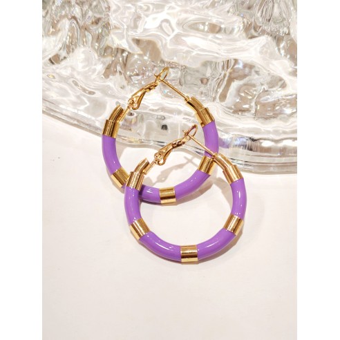 Boucles d'oreilles acier inoxydable E433