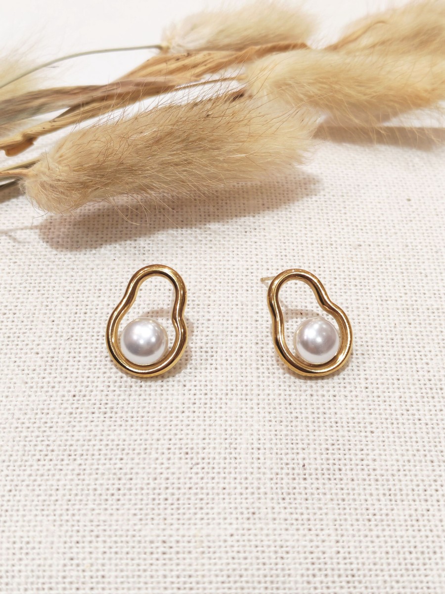 Boucles d'oreilles acier inoxydable E434