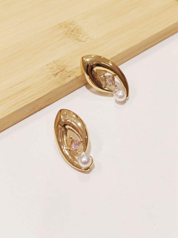 Boucles d'oreilles acier inoxydable E435