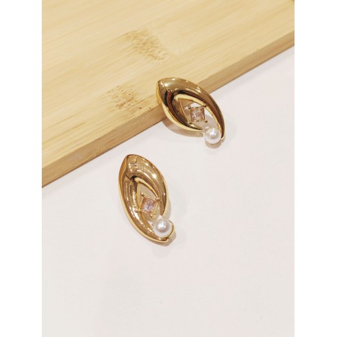 Boucles d'oreilles acier inoxydable E435